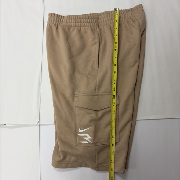 Nike 3Brand Tan Brown Hemp Colored Shorts Boys XL - Picture 6 of 7